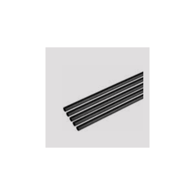 Heatsail Stangen - set van 5 - ø 1 x 120 cm - zwart