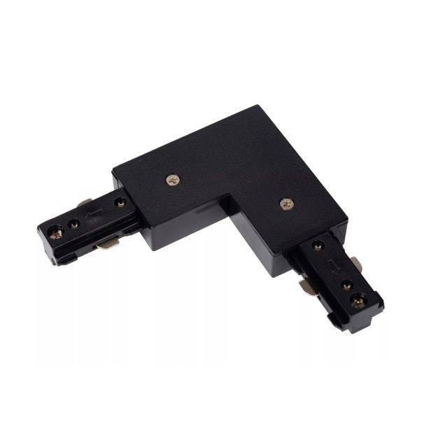 Lucide Track L-koppelstuk links - 1-fase Railsysteem - 230V - zwart
