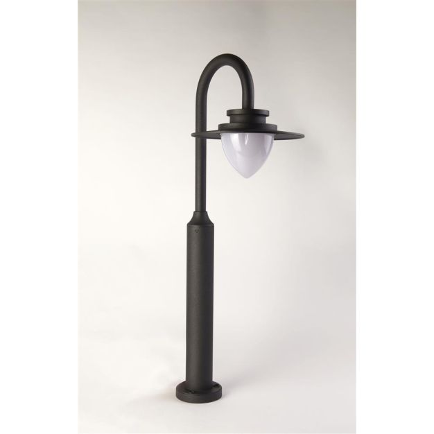 Searchlight Texas - tuinpaal - 34 x 80 cm - 9W LED incl. - IP54 - zwart