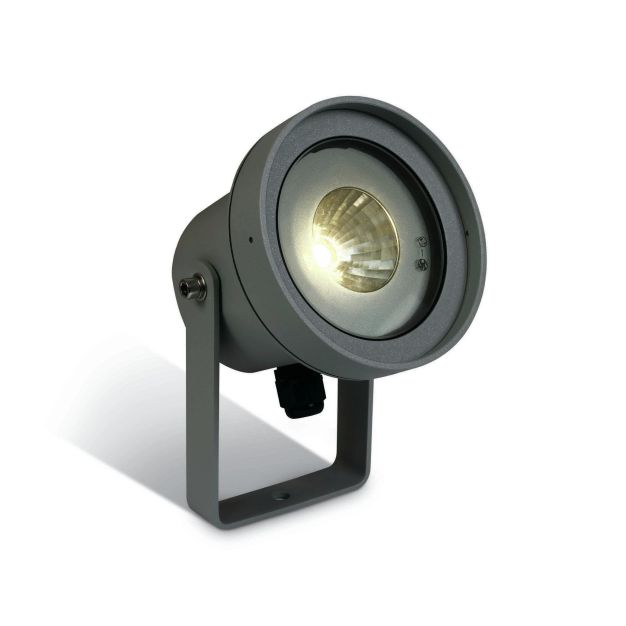 ONE Light Garden Round - grondspot op piek - Ø 11,5 x 20,5 cm - 9W LED incl. - IP65 - antraciet