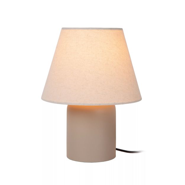 Lucide Macia - tafellamp - Ø 20 x 27 cm - beige