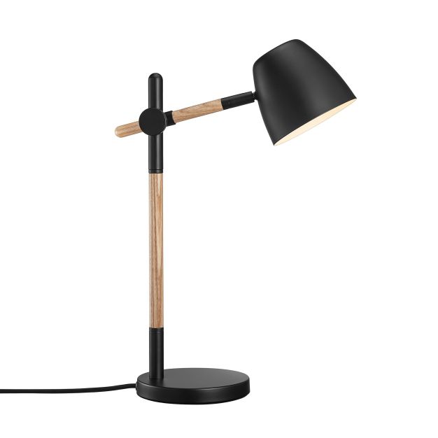 Nordlux Theo - tafellamp - Ø 12,5 x 42,7 cm - zwart