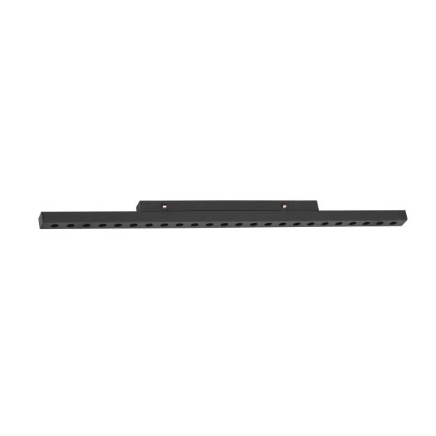 Nova Luce Kozy 24V - armatuur voor magnetisch profielsysteem - 50 x 3 cm - 13W LED incl. - zandzwart