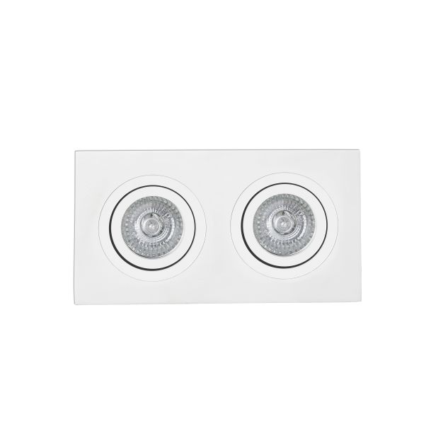 Faro Radon - inbouwspot - 180 x 92 mm, 170 x 80 mm inbouwmaat - mat wit