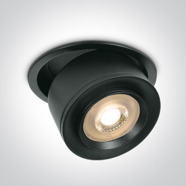 ONE Light Pop Up Range - inbouwspot - Ø 134 mm x Ø 120 mm inbouwmaat - 25W LED incl. - zwart