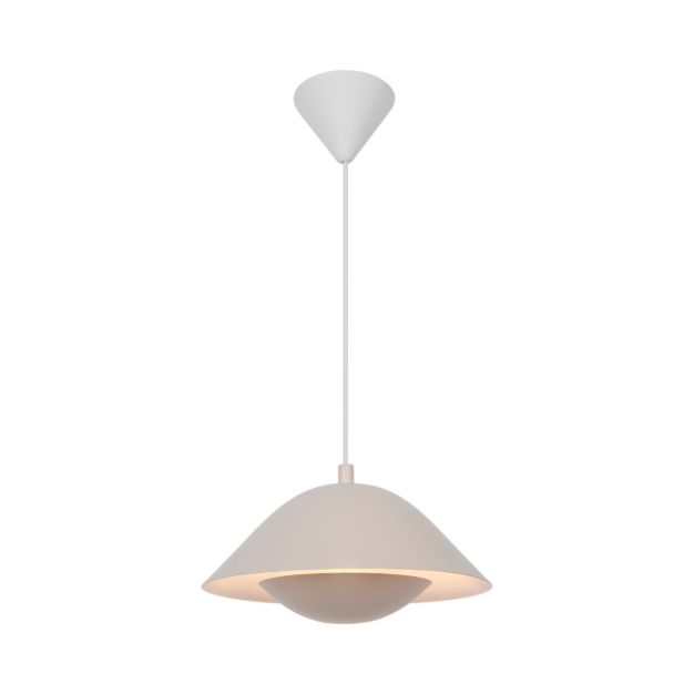 Nordlux Freya - hanglamp - Ø 35 x 217 cm - beige