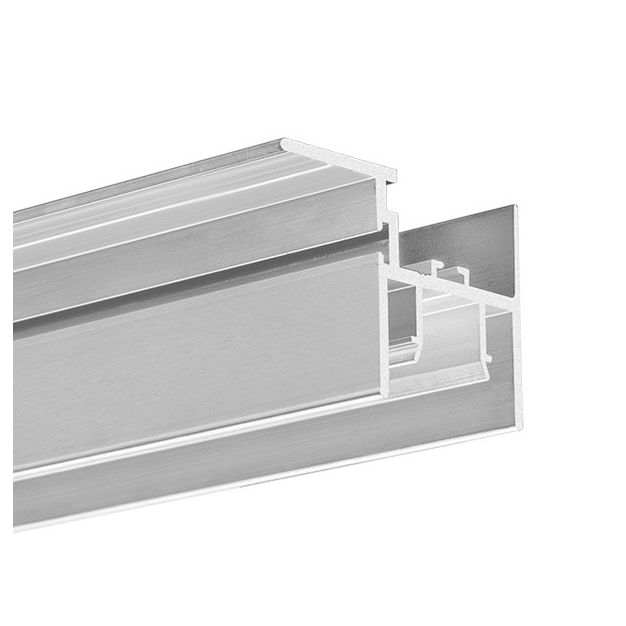 Klus FOLED-SUF - inbouw LED profiel voor spanplafonds - 2,69 cm vensterbreedte - aluminium