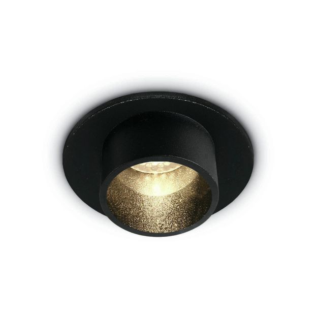 ONE Light - inbouwspot - Ø 25 mm, Ø 20 mm inbouwmaat - 1W LED incl. - zwart