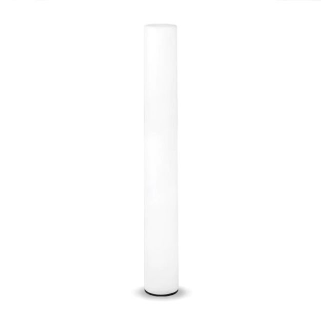 New Garden Fity 160 - buiten vloerlamp - Ø 19 x 160 cm - 20W LED incl. - IP65 - wit - koel witte lichtkleur