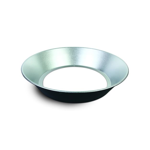ONE Light - reflector voor 63200N - Ø 39,5 x 9,5 cm - zwart en aluminium