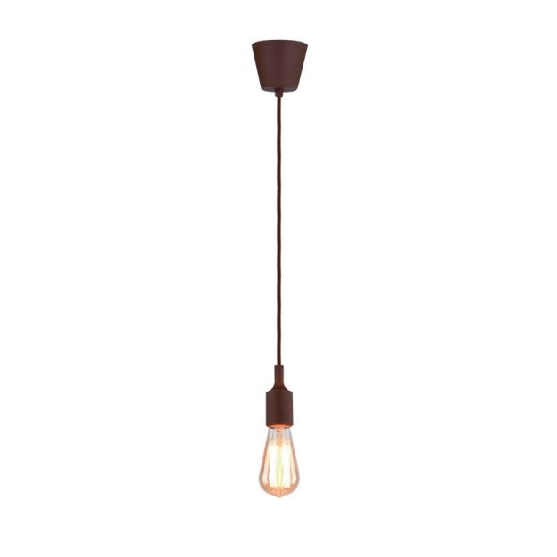 Elmark Sailor - hanglamp 1L - Ø 5 x 8 cm - bruin