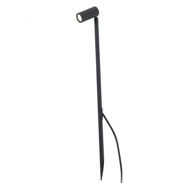 Faro Seth 60 - grondspot op piek - Ø 4 x 8,5 x 60 cm - 6W LED incl. - IP44 - zwart