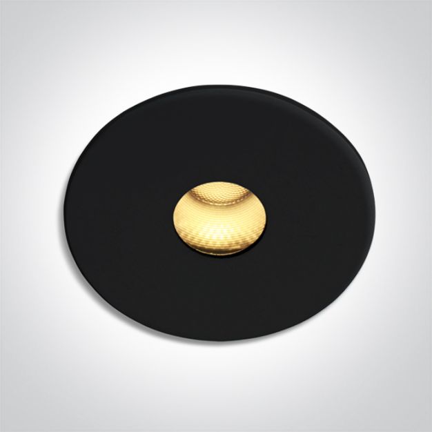 ONE Light LED Spots - inbouwspot - Ø 40 mm, Ø 33 mm inbouwmaat - 6W dimbare LED incl. - zwart