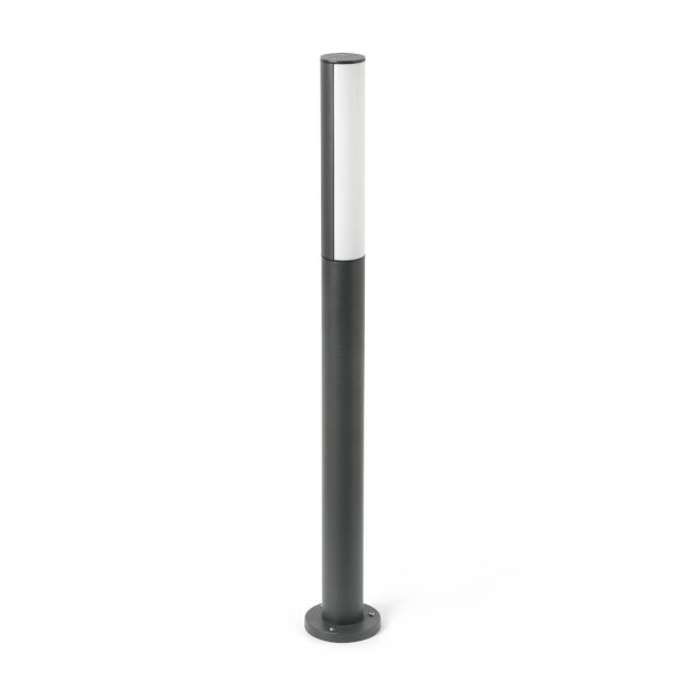 Faro Beret 2 - tuinpaal - Ø 6,5 x 90 cm - 8W LED incl. - IP54 - antraciet
