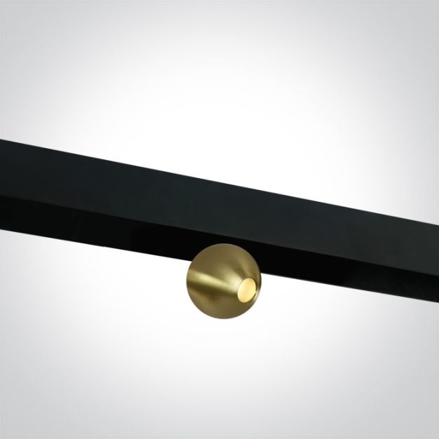 ONE Light magnetisch railsysteem MINI, MIDI & MAXI - railspot - Ø 5,4 x 8 cm - 7W LED incl. - goud