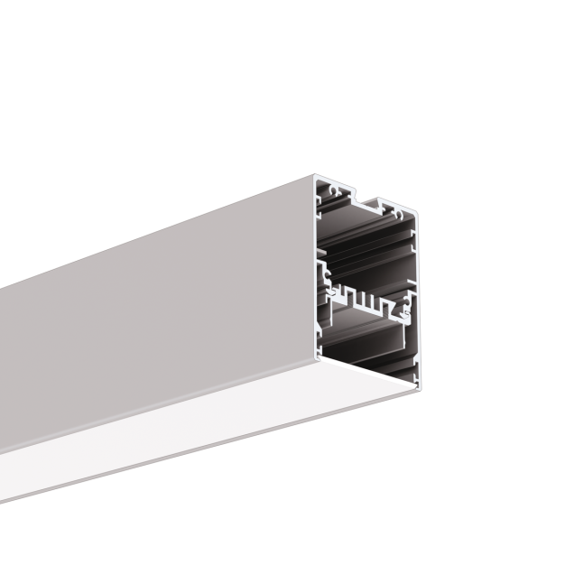 Klus Mod-50 - ledprofiel - 5,6 x 7 cm - geanodiseerd zilver