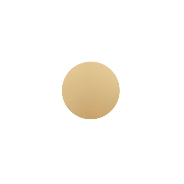 Nova Luce Cyrcle - wandlamp - Ø 22 x 3,2 cm - 12W LED incl. - mat goud