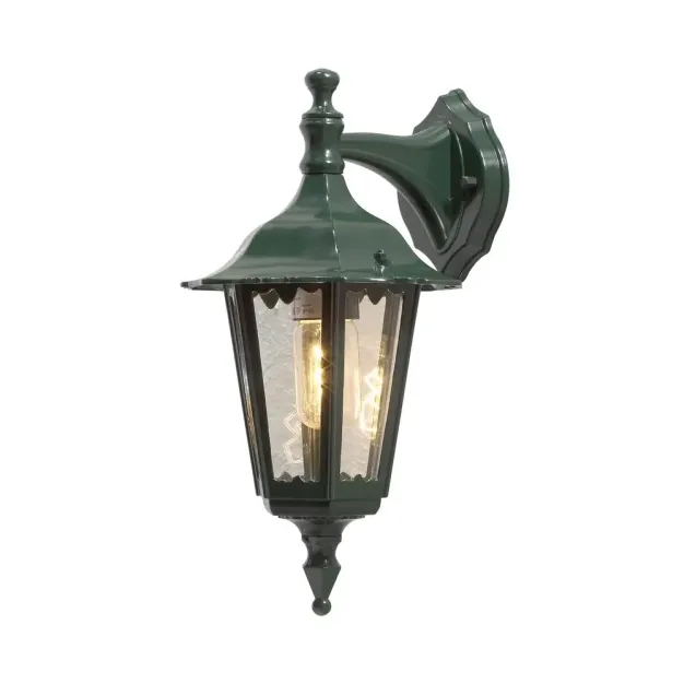Konstsmide Firenze Down - buiten wandlamp -  22 x 24 x 39 cm - IP43 - groen