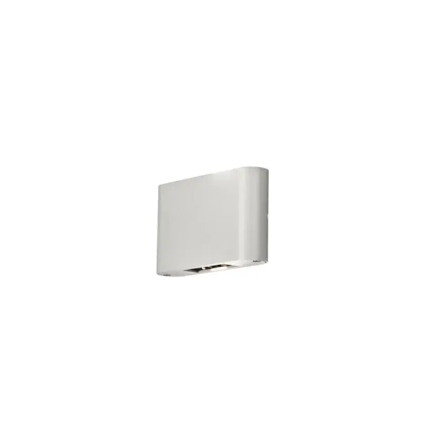 Konstsmide Chieri - buiten wandlamp - 18 x 4,5  x 11,5 cm - 12W LED incl. - IP54 - wit