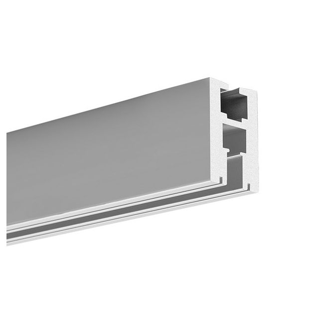 Klus EX-ALU - LED-profiel voor glazen wanden met een dikte van 6mm - 2,15 x 3,44 cm - aluminium