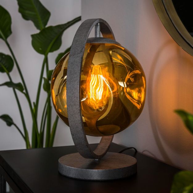 Vico Stellar - tafellamp - Ø 35 x 30 cm - oud zilver