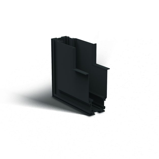 ONE Light magnetisch railsysteem MAXI - vertikaal inbouwhoekprofiel - 11 x 7,5 x 5 cm - zwart