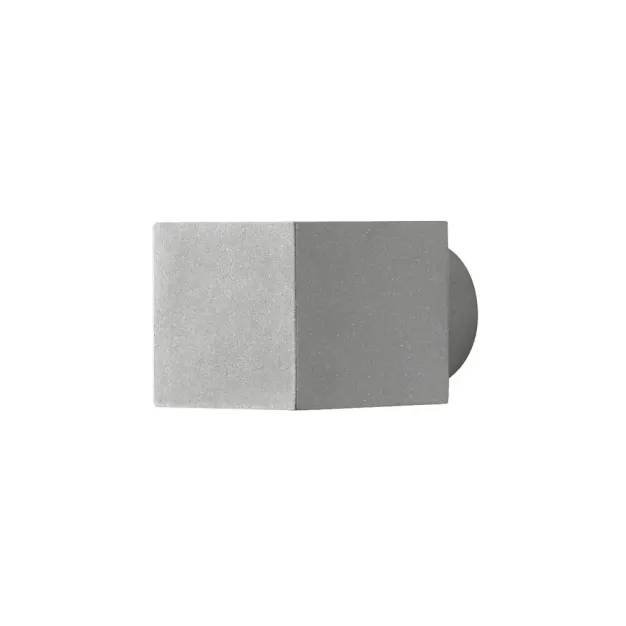 Konstsmide Modena - buiten wandlamp - 10 x 13,5 x 9 cm - IP44 - grijs