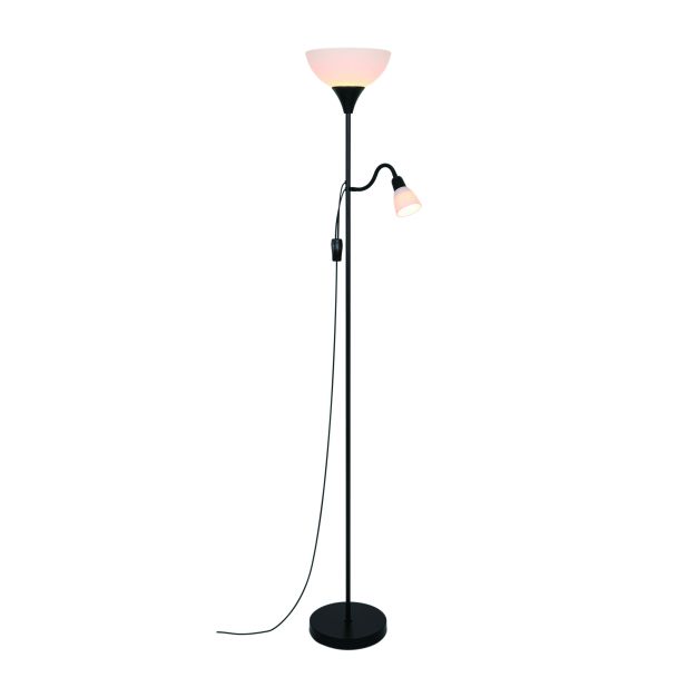 Nordlux Lauria - vloerlamp - Ø 25 x 178 cm - zwart