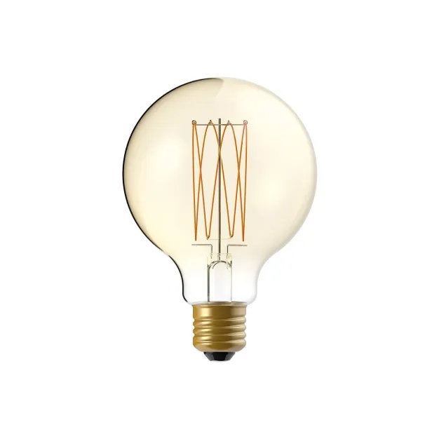 Creative Cables LED filament lamp - Ø 9,5 x 14 cm - E27 - 7W dimbaar - 2700K - amber
