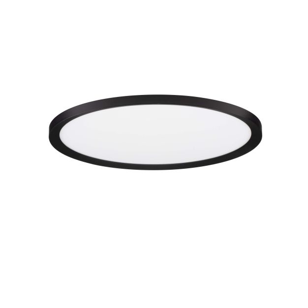 Nova Luce Aoton - plafondlamp - Ø 40 x 5 cm - 35W dimbare LED incl. - zandzwart