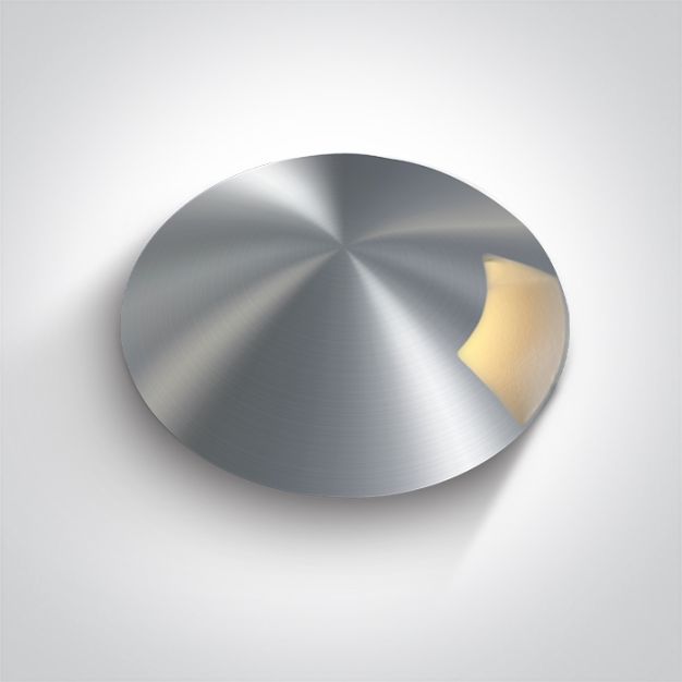 ONE Light Inground Midi Series - grondspot voor buiten - Ø 56 mm - 3W LED incl. - IP67 - chroom