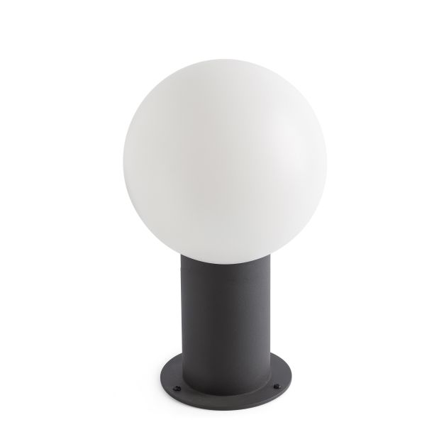 Faro Moon - tuinpaal - Ø 18 x 30 cm - IP44 - donkergrijs