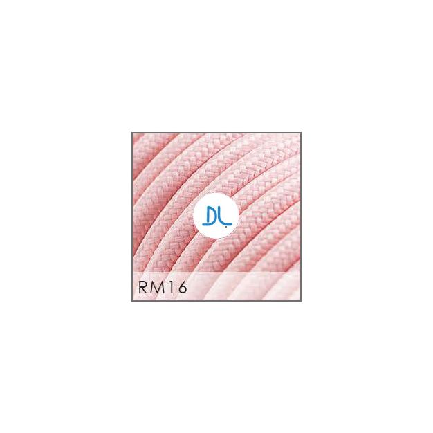 Daylight Italia - textielsnoer - per 100 cm - baby roze