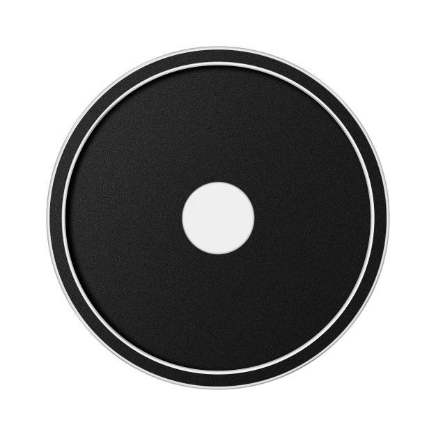 ETH Loïs - plafonnieres - Ø 40 x 6 cm - 3 stappen dimbaar - 30W LED incl. - IP44 -  zwart