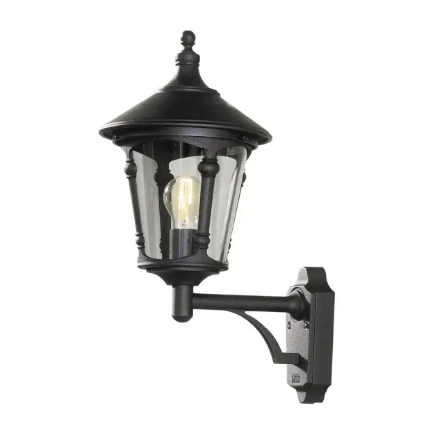Konstsmide Virgo - buiten wandlamp -  24 x 33 x 51 cm - IP23 - mat zwart