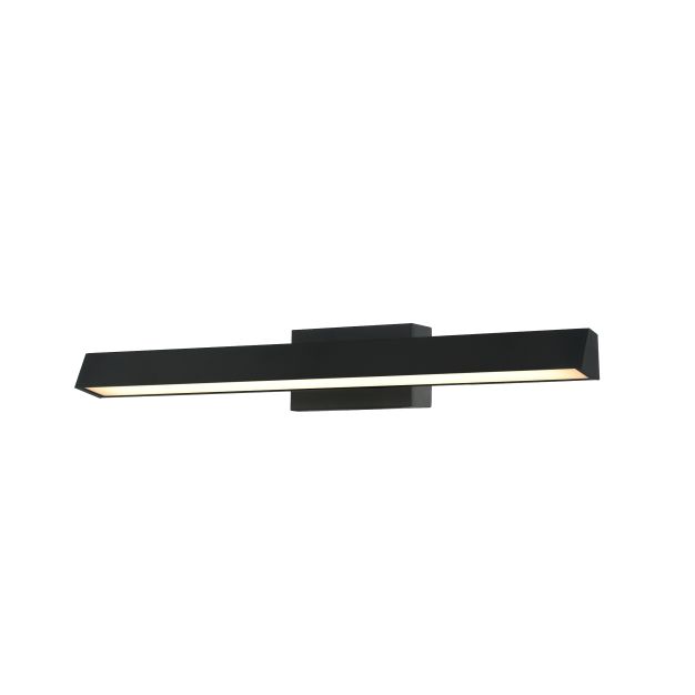 Artdelight Rivera - opbouw wandverlichting - 59,6 x 12,3 cm - 12W dimbare LED incl. - zwart