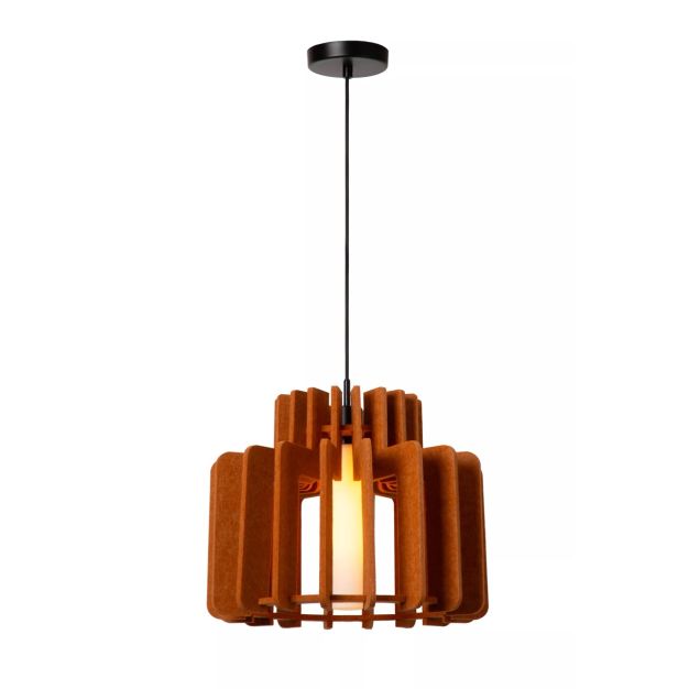 Lucide Rollo - hangamp - Ø 40 x 150 cm - terracotta