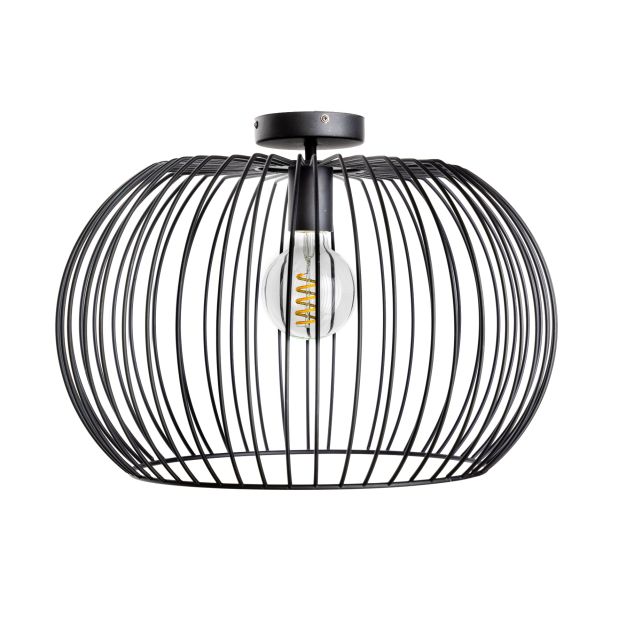 ETH Wire 2.0 - plafondverlichting - Ø 50 x 35 cm - zwart