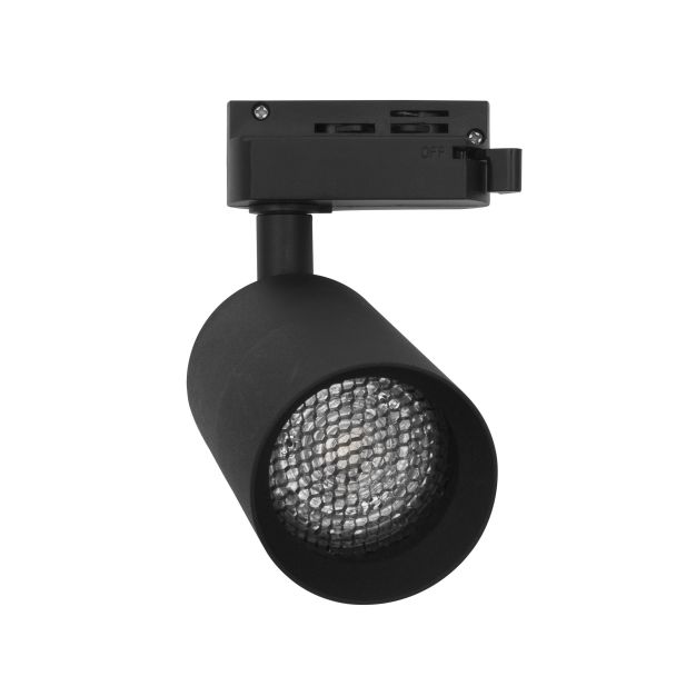 Nova Luce Track - 1-fase railsysteem - 10 x 6 x 19,5 cm - zwart