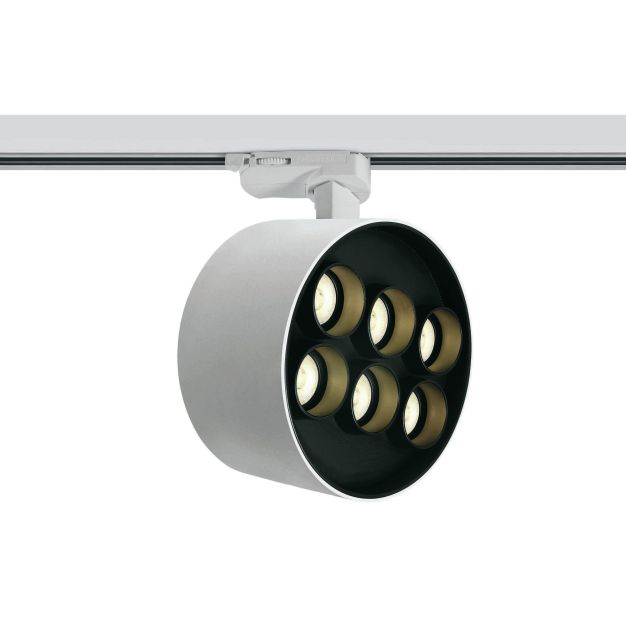 ONE Light Dark Light Tubes - rail spot - 3-fase railsysteem - Ø 13,5 x 7,7 cm - 36W LED incl. - wit