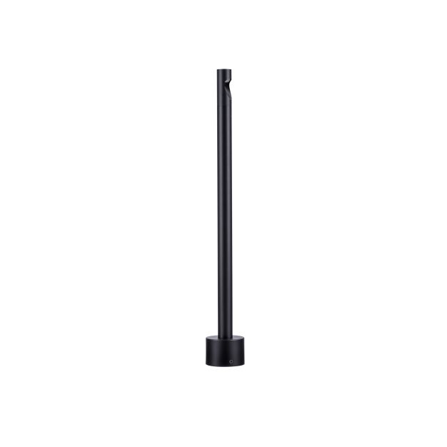 Nova Luce Luxor - tuinpaal - Ø 8 x 60 cm - 4W LED incl. - IP65 - zandzwart