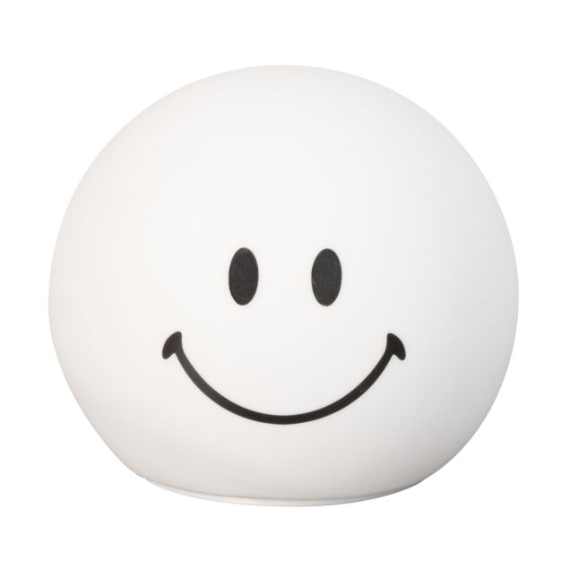 Fischer & Honsel GlowMoji - nachtlampje - Ø 13 x 12 cm - 0,3W RGBW LED incl. - wit
