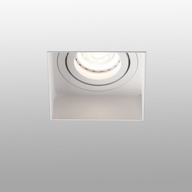 Faro Hyde Trimless - inbouwspot - 82 x 82 mm, 102 x 93 mm inbouwmaat - mat wit