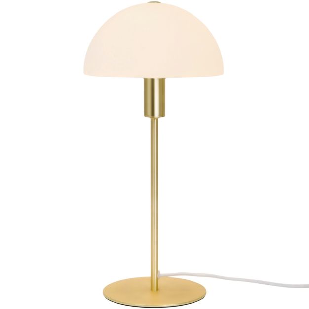 Nordlux Ellen 20 - tafellamp - Ø 20 x 40 cm - messing en opaal