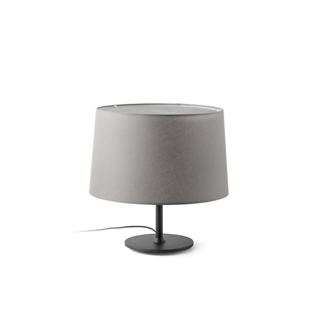 Faro Windsor - tafellamp - Ø 48,5 x 51 x 29 cm - mat zwart en grijs