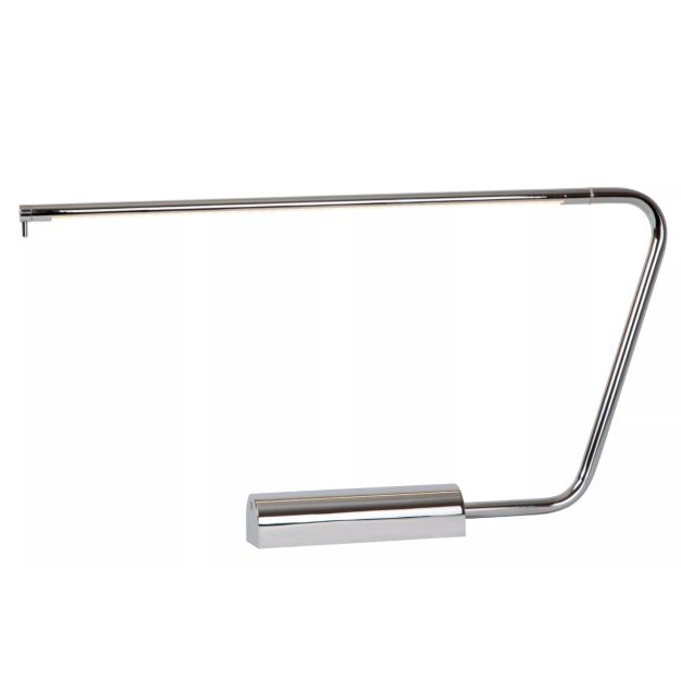Lucide Madison - bureaulamp - 62,5 x 5,5 x 33 cm - 6,5W dimbare LED incl. - chroom