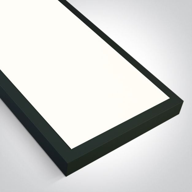ONE Light UGR19 Backlit - plafondlamp - 120 x 30 x 4,2 cm - 40W LED incl. - zwart