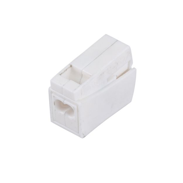 Elmark connector - voor kabels tot 2,5mm - wit