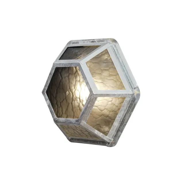 Konstsmide Castor - buiten wandlamp - 33 x 11 x 30 cm - IP23 - gegalvaniseerd staal