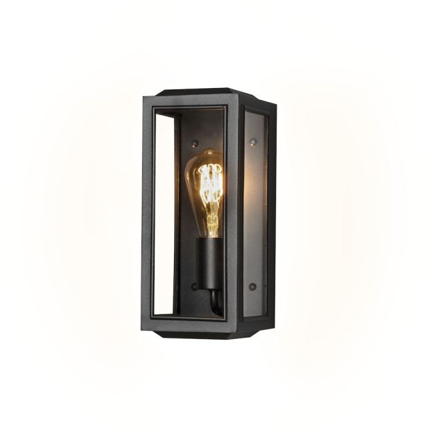 Konstsmide Carpi Mini - buiten wandlamp - 12,5 x 15 x 30 cm - IP44 - zwart